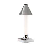 KARTELL lampe de table GOODNIGHT CAP BATTERY (Chrome brillant - PMMA, ABS et PP recyclé)