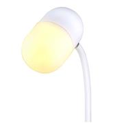 Lampe LED - GRUNDIG - 3-En-1 - Chargeur Sans Fil - Haut-Parleur Bluetooth - Blanc