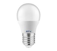 Lampe LED GTV bougie E27 4000K blanc neutre, lumineuse - sans scintillement, durable - pour éclairage LED maison, bureau et atelier