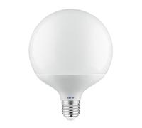 Lampe LED GTV globe E27 3000K blanc chaud, lumineuse - sans scintillement, durable - pour éclairage intérieur maison et bureau