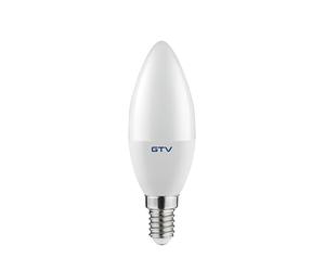 Lampe LED GTV goutte E14 4000K blanc neutre, lumineuse - sans scintillement, durable - pour éclairage LED cuisine et bureau