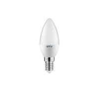 Lampe LED GTV source lumineuse E14 4000K blanc neutre, lumineuse - sans scintillement, durable - pour éclairage intérieur cuisine, salon et bureau