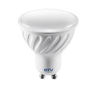 Lampe LED GTV spot GU10 3000K blanc chaud - sans scintillement, durable - pour éclairage intérieur maison et bureau