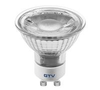 Lampe LED GTV spot GU10 4000K blanc neutre, lumineuse - sans scintillement, durable - pour éclairage LED maison, bureau et atelier