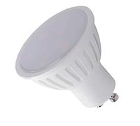 Lampe LED GU10 blanc neutre 3 W - Ampoule en verre avant mat 230 V - pour spot encastré