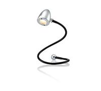 Lampe LED - HANSA - H5010652 - Argent satiné - Repositionnable - Rechargeable USB