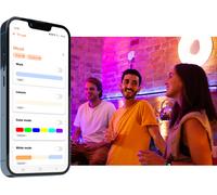 LEDVANCE SMART+ MATT LED Reflector Lamp, compatible avec Google, Alexa, Apple, Glass, 4,9W, 350LM, GU10, Couleur Lumière et Lumière blanche, avec Vocal Control, jusqu'à 20 000 HRs, 1-Pack