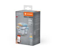 LEDVANCE Spot LED GU10 SMART+ WiFi Tunable White 2700-6500K dimmable remplace 40W lot de 3
