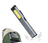 Lampe LED - Lampe mobile à clipser, éclairage extérieur alimenté par USB, utilitaire résistant à l'humidité, excellent accessoire de camping, fonction de base magnétique, équipement de marche nocturne