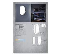 LEDVANCE Luminaire extérieur LED Objet – Blanc froid – 11 W