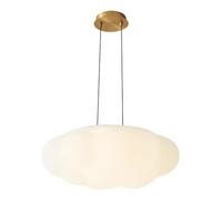 Lampe LED - Longueur réglable 30 cm - Hauteur 11 cm. Plafonnier en Coton Nuage Compatible avec l'éclairage. Lampe Compatible avec Chambre, Salle à Manger, Bar. Mode Simple.