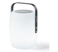 Lumisky LUCY PLAY Lampe Nomade 2 en 1 Lumineuse/Musicale avec Bluetooth, Aluminium/Plastique, 10 W, Blanc, 21cm X 21cm