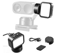Lampe LED magnétique pour Insta360 Link 2/2C/2 Pro, 200 mAh, rechargeable pour perche à selfie, enregistrement vidéo Vlog, 4 couleurs de luminosité réglables