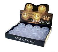 Lampe LED miniature à flamme pour décoration de bureau ou table de nuit, solution d'éclairage sans fil et économe en énergie (B)