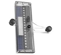 Lampe LED multicolore pour rayons de vélo avec capteurs de charge solaire pour activités de plein air