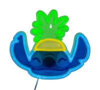 Lampe led murale enfant Paladone Lilo & Stich Neon Wall Mountable Ananas Bleu TU