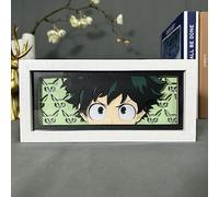 Lampe LED My Hero Academia avec cadre photo MHA, illusion MHA, cadeau pour enfants (changement de couleur tactile/télécommande)