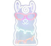 Lampe LED Néon Forme Alpaga Art Panneau Mural Néon Alimentation USB Décoration Maison Chambre Bar Club
