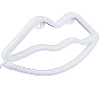 Lampe LED néon Lip Neon Sign Night Light for Living Room Bedroom Club Bar USB/Battery Powered Blue