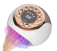 Lampe LED Ongles Gel, 4 Minuteries 10s/30s/60s/99s pour Vernis Semi Permanent Professionnel UV Sèche Automatique machine, Séchage Rapide, Grand LCD Ecran, pour Salon Maison