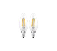 Lampe LED OSRAM LED Retrofit CLASSIC B Flamme E14 3,4 W 2700 K Verre transparent 470 lm non dimmable