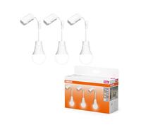 Lampe LED OSRAM Renovation A75 Terminal Block, lot de 3, blanc neutre 4 000 K, 10 W, 1 055 lm, blanc, borne de raccordement, pour chantiers, IP20,10-Pack