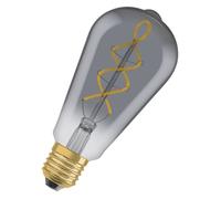 Lampe LED OSRAM Vintage 1906® Classic Edison FIL, E27, fumée, 4W, 140lm, 1800K - OSRAM - Blanc chaud - Intérieur