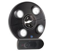 Lampe LED parasol avec 4 spots rotatifs - Avec télécommande [Luminea]