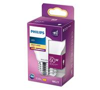 Philips Ampoule flamme dépolie à filament 60 W P45 E27
