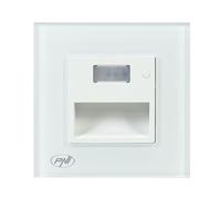 Lampe LED PNI WL100 pour éclairage d'escalier, montage encastré, avec détecteur de mouvement, capteur de lumière, couleur de lumière réglable, mode nuit, mode jour, 1,5 W, 150 lm