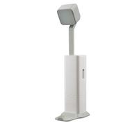 Unilux Lampe de bureau POCKETLIGHT – LED, tête pivotante, fonction torche, 3 intensités, USB, blanc