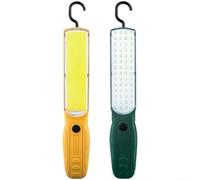 Lampe LED Portative avec Crochet Rotatif 360° | Crochet rotatif 360°, pour suspension flexible, mains libres, accès zones difficiles, design compact(yellow)