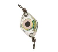 Lampe LED pour Attirer Les Poissons - Lampe sous-Marine à Double Anneau en de Navette Conception en de Bouton, étanche, lumière émise en Forme d'œil de Poisson, équipée de LED Haute lumino