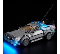 Lampe LED pour Lego Speed Champions Time Machine from Back to The Future 77256 Kit d'éclairage compatible avec le modèle Lego 77256 Building Blocks Model, le modèle n'est pas inclus