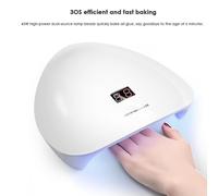 Lampe Led Pour Ongles 45w Pour Manucure Sèche-Ongles Lampe Uv Pour Guérir Le Vernis À Ongles Gel Uv Avec Écran Lcd À Détection De Mouvement