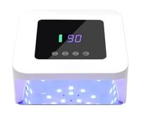 Lampe LED pour ongles, Lampe UV LED 33 W, sèche-ongles professionnel avec 4 minuteries et capteur intelligent, compatible les types de gel(blanc)