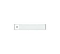 Lampe LED pour Placard 110lm Sans Fil Rechargeable avec Détecteur de Mouvement Argent