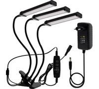 Lampe LED pour plantes, Clip de table & modèle sur pied, 12V dimmable, longueur réglable 40cm-160cm, 60W rouge bleu