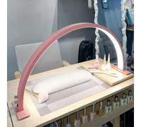 Lampe LED professionnelle pour nail art, 44,5 x 21 x 4,5 cm, avec 3 températures de couleur et variateur, éclairage polyvalent pour extensions de cils, nail art, tatouages, lecture et loisirs créatifs