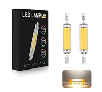 Lampe LED R7S, Ampoule R7S LED 78mm Dimmable 20W, au lieu de la lampe halogène 200W, source lumineuse 4000LM lampes, angle de faisceau 360°, pas de scintillement, 220V-240V (Lumière neutre (2ps)