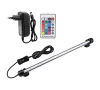 Lampe LED RGB Submersible pour Aquarium, Éclairage Décoratif avec Télécommande, Lumière Multicolore pour Poissons et Réservoir