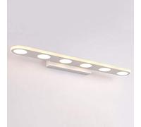 Lampe LED Ronde pour Miroir de Salle de Bain, lumière Frontale Simple, à la Mode, pour Chambre à Coucher, Coiffeuse, Table de Maquillage, lumière Chaude