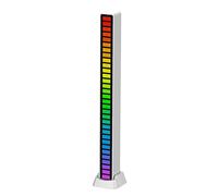 Lampe LED RVB pour contrôle du son et du rythme de la musique - Lampe à économie d'énergie pour voiture et maison avec 32 perles - Micro spécial 16 bits - Processeur ARM dynamique