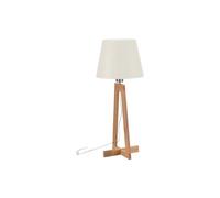 Lampe Led Sacha - Blanc/bois - Aluminor Blanc