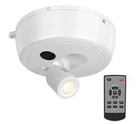 Lampe LED sans fil avec télécommande, spot alimenté par piles, éclairage d'œuvres d'art, lumière artistique à coller pour peintures, intensité variable avec minuterie d'arrêt automatique