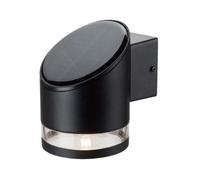 Lampe LED Solaire 1W IP54 Noire Cylindrique 3000K Sku 10384 V-tac VT-1138-B