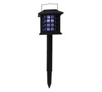 Lampe LED Solaire Anti-Moustiques Noire à Suspendre ou à Planter - GILLUS -