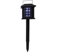 Lampe LED Solaire Anti-Moustiques Noire à Suspendre ou à Planter - GILLUS - ALTOBUY Noir