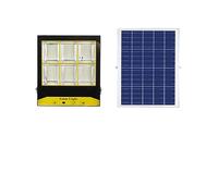 Lampe LED Solaire D'extérieur Très Brillante, En Aluminium, Étanche, Avec Ceinture, Éclairage Télécommande, Un Projecteur Deux Traînées Couloir, cour arrière(Aluminum)