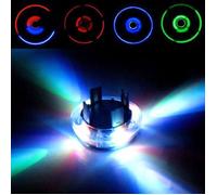 Lampe LED Solaire - OKUMGGYJ - Universelle - Couleur : Multicolore - Pour Valve de Pneus - Couvercle de Roue
